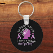 Grappig Epilepsy Bewustheid is een bewijs dat ik e Sleutelhanger (Voorkant)