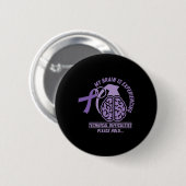 Grappig Epilepsy Bewustheid Mijn brein Technisch D Ronde Button 5,7 Cm (Voorkant /achterkant)