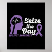 Grappig Epilepsy Bewustheid Neemt het dagelijkse l Poster (Voorkant)