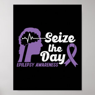 Grappig Epilepsy Bewustheid Neemt het dagelijkse l Poster