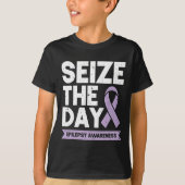 Grappig Epilepsy Bewustheid Neemt het dagelijkse l T-shirt (Voorkant)