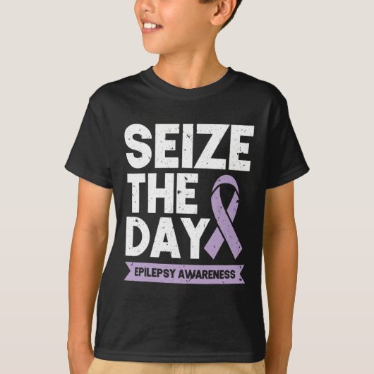 Grappig Epilepsy Bewustheid Neemt het dagelijkse l T-shirt (Voorkant)