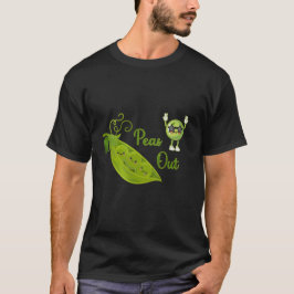 Grappig Erwtenshirt – Cute Groente Grafische T-shi T-shirt