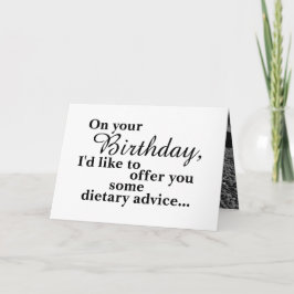 Grappig eten Donut Doughnut Happy Birthday Kaart