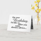 Grappig eten Donut Doughnut Happy Birthday Kaart (Gele Bloem)