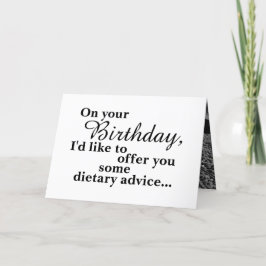 Grappig eten Donut Doughnut Happy Birthday Kaart