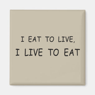 Grappig eten gezegden magneet