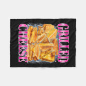 Grappig Eten Meme Gegrilde Kaas Sandwiches Food Lo Fleece Deken (Voorkant (Horizontaal))