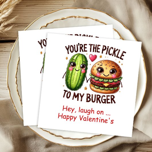 Grappig Eten Persoonlijke I Love You Servetten