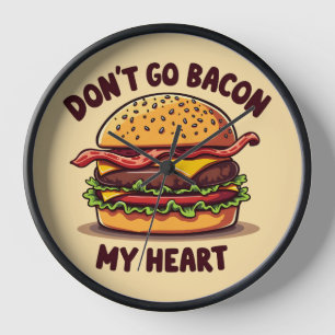 Grappig eten Pun Bacon Lover Cheeseburger Design