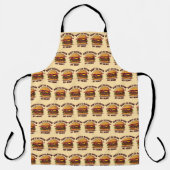 Grappig eten Pun Bacon Lover Cheeseburger Design Schort (Voorkant)