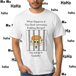 Grappig eten Pun   Custardgrap T-shirt