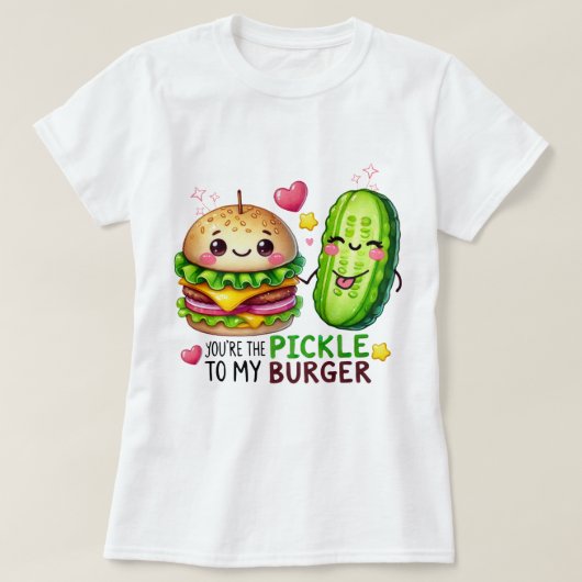 Grappig eten Pun Valentijn T-shirt - "Je bent de P (Design voorkant)