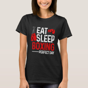 Grappig eten. Slaap. Herhalen. Boxing Lover Perfec T-shirt