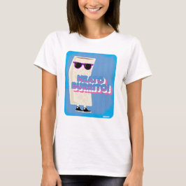 Grappig eten slogan Sasty Neato Burrito T-shirt