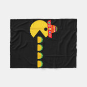 Grappig Eten Tacos Fiesta Cinco de Mayo Mexicaanse Fleece Deken (Voorkant (Horizontaal))