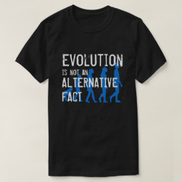 Grappig "Evolutie is geen alternatief feit" T-shirt