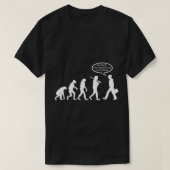 Grappig! Evolutiefout T-shirt (Design voorkant)