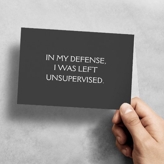 Grappig excuus dat het me spijt Kaart