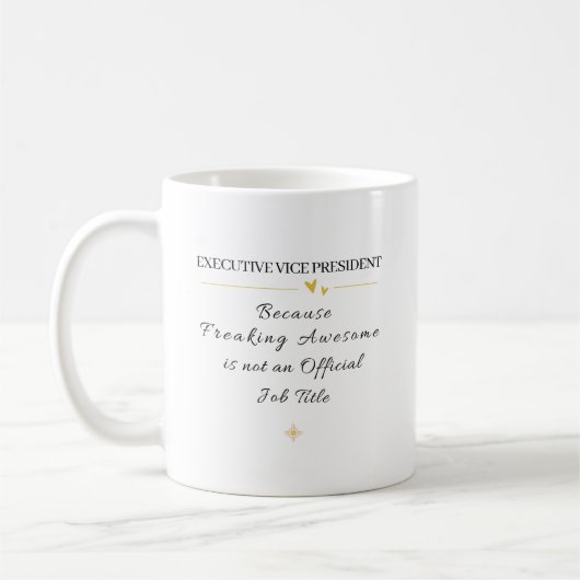 Grappig Executive Vice President Cadeau Koffiemok (Links)