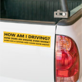 Grappig Existentieel Hoe Rijd Ik Bumpersticker (Op Truck)