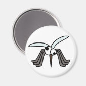 Grappig Eyed Cartoon Mosquito Magneet (Voorkant / Achterkant)