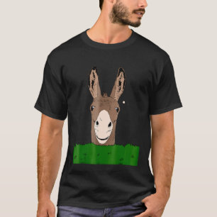Grappig ezelsgezicht idee voor humoristische mense t-shirt