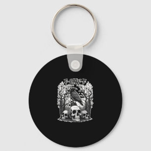 Grappig F Caw F Raven Halloween Sleutelhanger