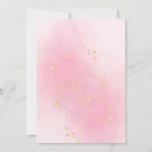 Grappig Fabulous 60 Blush Roze Goud 60ste Verjaard Kaart (Achterkant)