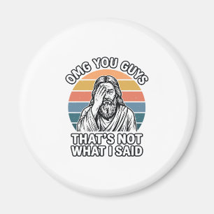 Grappig Facepalm Retro Citaat Vintage Gravure Shir Magneet