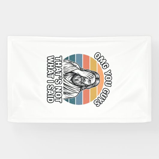 Grappig Facepalm Retro Citaat Vintage Gravure Shir Spandoek (Horizontaal)