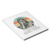 Grappig Facepalm Vintage Gravure Citaat Design_1 Notitieblok (Schuin)