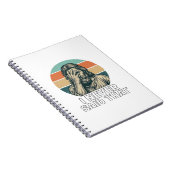 Grappig Facepalm Vintage Gravure Citaat Design_1 Notitieboek (Rechterzijde)