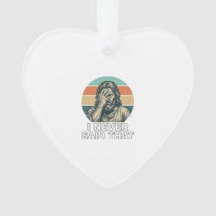 Grappig Facepalm Vintage Gravure Citaat Design_1 Ornament