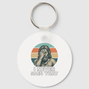 Grappig Facepalm Vintage Gravure Citaat Design_1 Sleutelhanger
