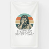 Grappig Facepalm Vintage Gravure Citaat Design_1 Spandoek (Verticaal)