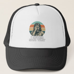 Grappig Facepalm Vintage Gravure Citaat Design_1 Trucker Pet