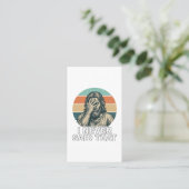 Grappig Facepalm Vintage Gravure Citaat Design_1 Visitekaartje (Staand voorkant)
