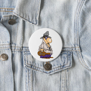 Grappig factuur innen karakter ronde button 7,6 cm