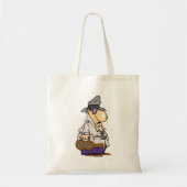 Grappig factuur innen karakter tote bag (Voorkant)