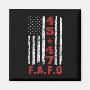 Grappig Fafo Trump Shirt President 47 Trump Fafo Magneet