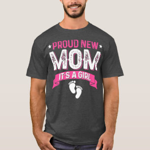 Grappig Familie Geslacht onthullen Oude Nieuwe Mam T-shirt