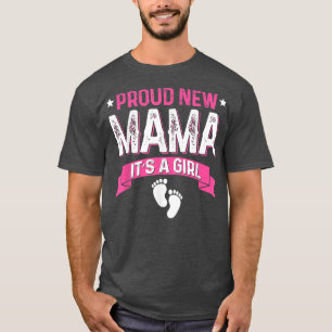 Grappig Familie Geslacht onthullen Oude Nieuwe Mam T-shirt