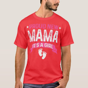 Grappig Familie Geslacht onthullen Oude Nieuwe Mam T-shirt