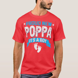 Grappig Familie Geslacht onthult oude Nieuwe Poppa T-shirt