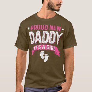 Grappig Familie Geslacht onthult proud Nieuwe Papa T-shirt