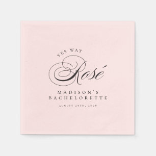 Grappig Fancy Ja Way Rosé Wijn Bachelorette Servet