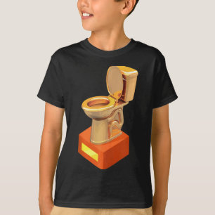 Grappig Fantasy Football Verliezer Toilet T-shirt