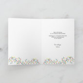 Grappig favoriete kleinkind met kerstlichten feestdagen kaart (Binnen)