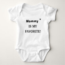 grappig favoriete mama gepersonaliseerd babypak